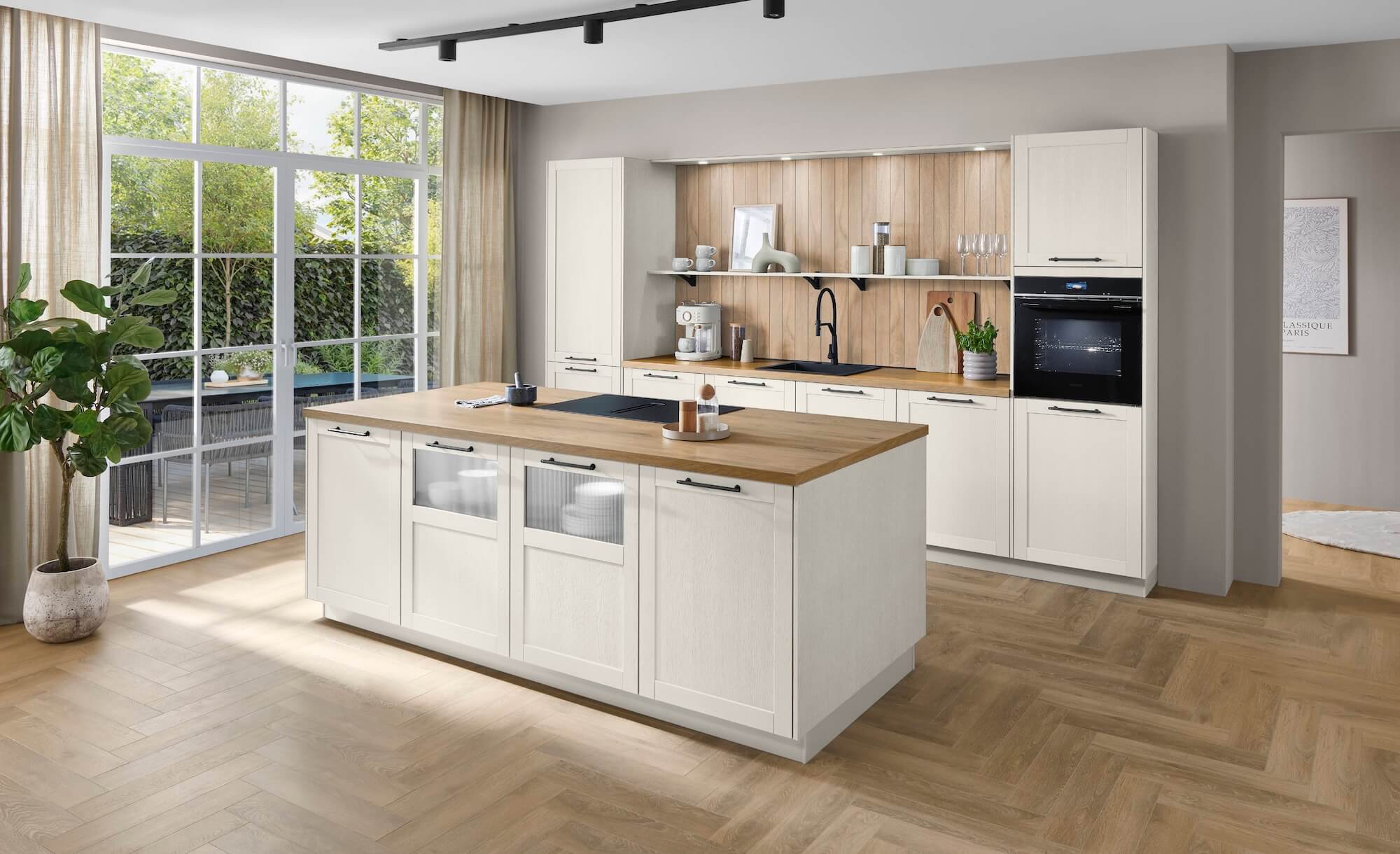 nobilia kuechen nobilia-frame-landhauskueche-creme