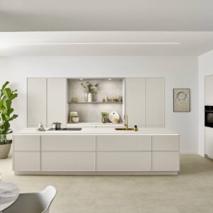 Nobilia Cadra Inselküche Sand ultramatt